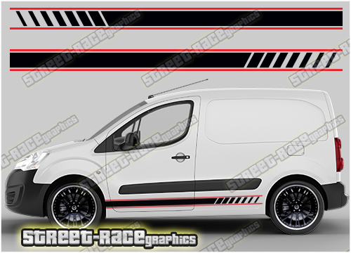 Citroen Berlingo racing stripes 026
