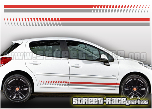 Peugeot 207 208 racing stripes 003