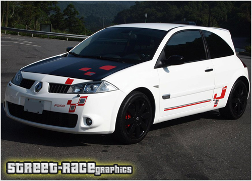 001 - Renault Megane R26R full sticker kit