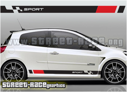 Renault Sport side racing stripes 010