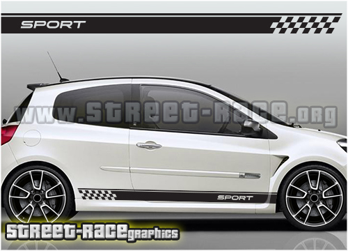 Renault Sport side racing stripes 011