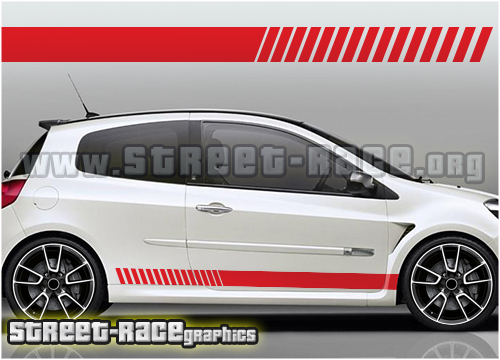 Renault Sport side racing stripes 012