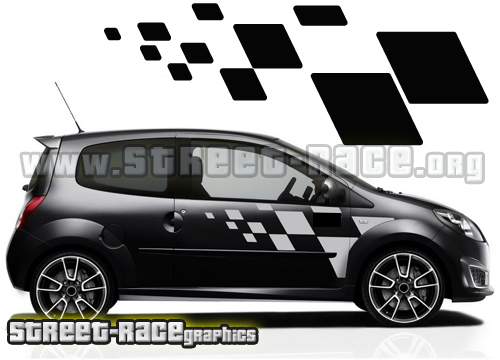003 - Renault Twingo large side stickers