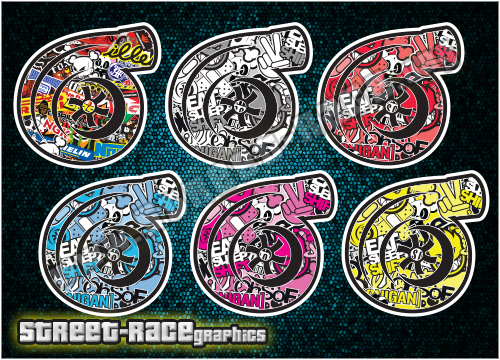 Small stickerbomb SB10 - Turbo