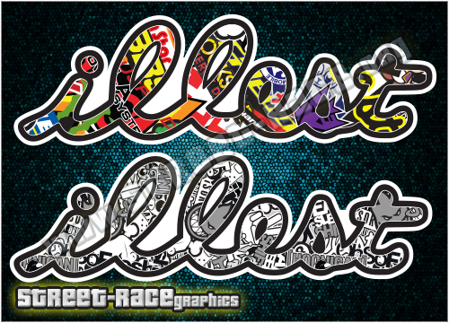 Small stickerbomb SB16 - Illest