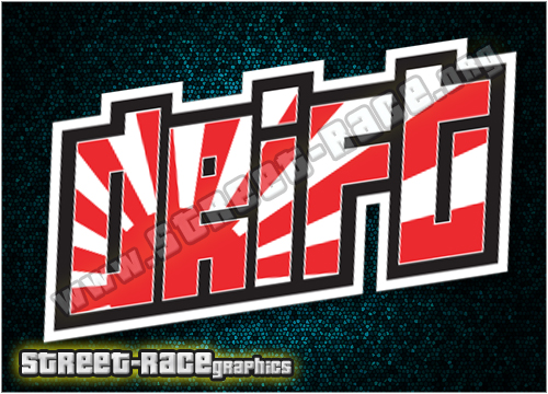 Small stickerbomb SB17 - DRIFT
