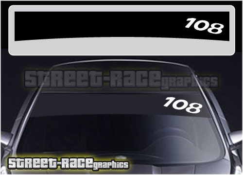 Peugeot sunstrip SS1303 - 108