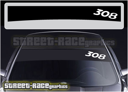 Peugeot sunstrip SS1307 - 308