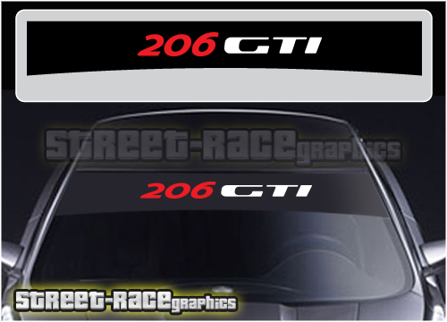 Peugeot sunstrip SS1315 - 206 GTI