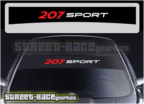 Peugeot sunstrip SS1316 - 207 Sport