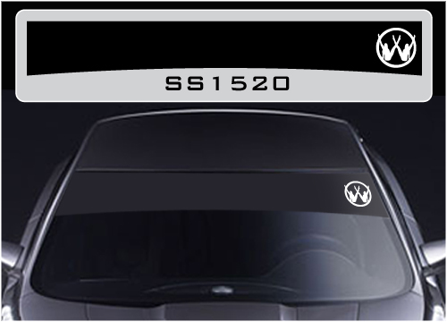 Sunstrip SS1520 VW logo - 2 girls