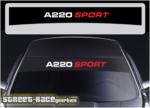 Mercedes sunstrip SS2611 - A220 Sport