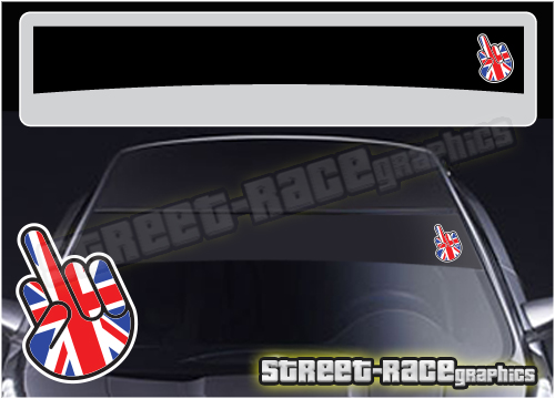 Sunstrip SS5009 - JDM middle finger