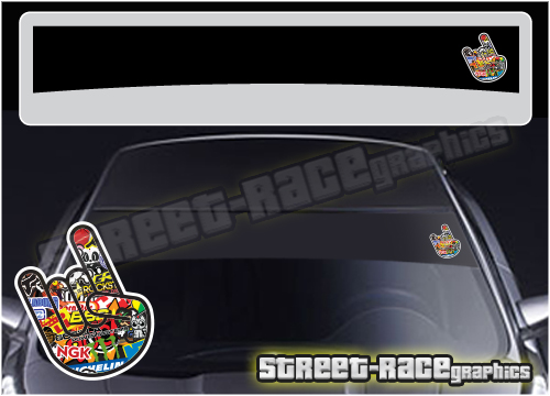 Sunstrip SS5011 - JDM Shocker / VW stickerbomb