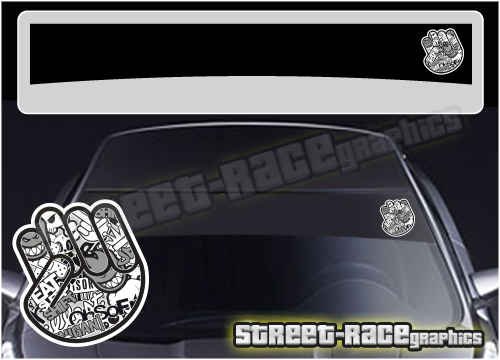 Sunstrip SS5020 - JDM Fist stickerbomb