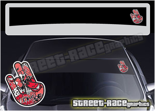 Sunstrip SS5022 - JDM stickerbomb