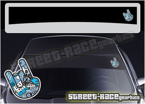 Sunstrip SS5026 - JDM Shocker / VW stickerbomb
