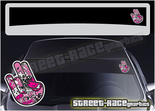Sunstrip SS5032 - JDM stickerbomb