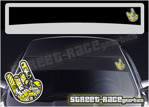 Sunstrip SS5036 - JDM Shocker / VW stickerbomb