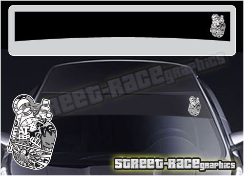 Sunstrip SS5042 - JDM Grenade stickerbomb