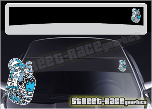 Sunstrip SS5044 - JDM Grenade stickerbomb