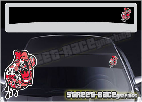 Sunstrip SS5049 - JDM Sticky Grenade stickerbomb
