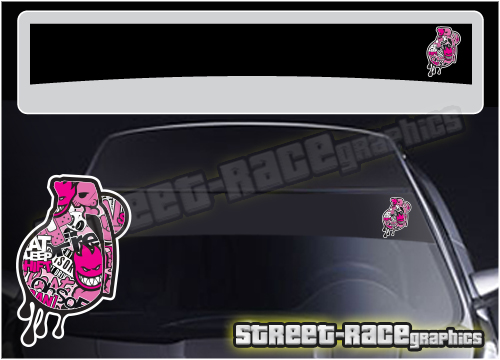 Sunstrip SS5051 - JDM Sticky Grenade stickerbomb