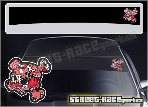 Sunstrip SS5072 - Ken Block Skull stickerbomb