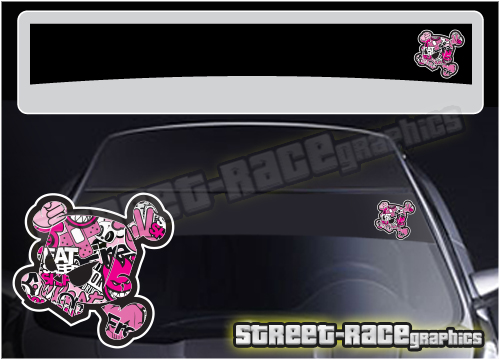 Sunstrip SS5074 - Ken Block Skull stickerbomb