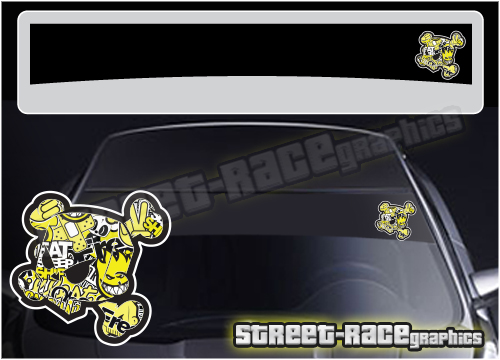 Sunstrip SS5075 - Ken Block Skull stickerbomb