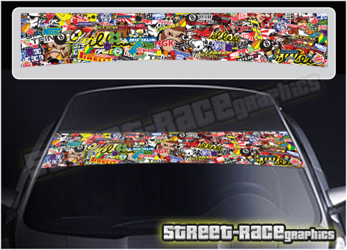 Stickerbomb sunstrips