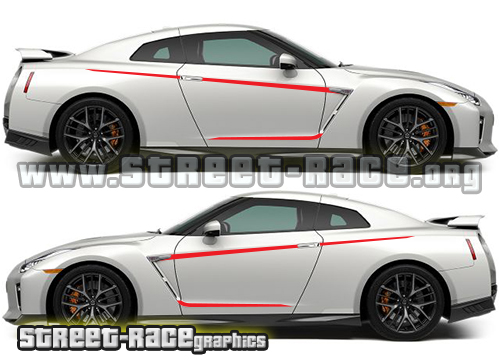 Nissan Skyline racing stripes 011