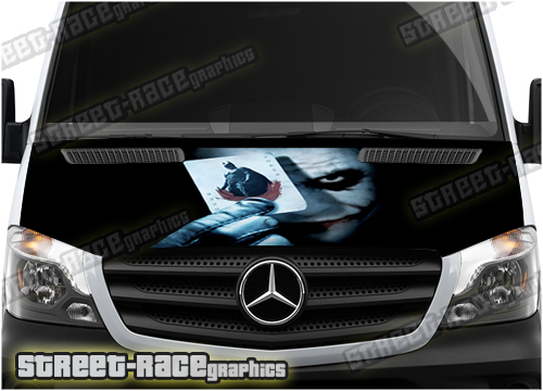 109 - VW Crafter / Mercedes Sprinter bonnet wrap (Joker) - Image 2