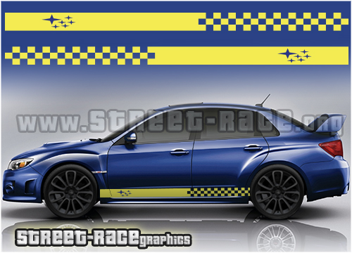 Subaru Impreza racing stripes 002