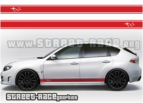 Subaru Impreza racing stripes 003