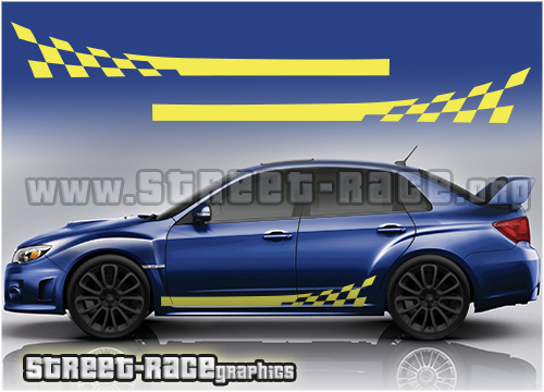 Subaru Impreza racing stripes 006