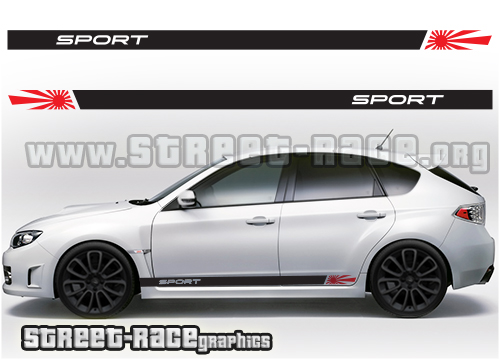 Subaru racing stripes 008