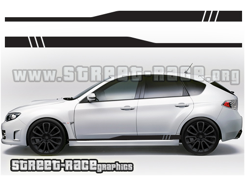 Subaru Impreza racing stripes 015