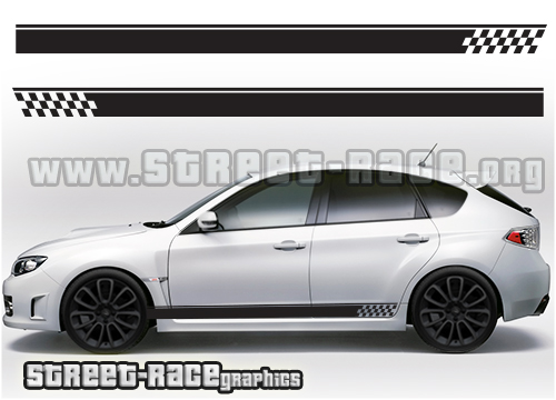 Subaru Impreza racing stripes 016