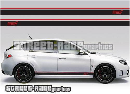 Subaru Impreza racing stripes 025
