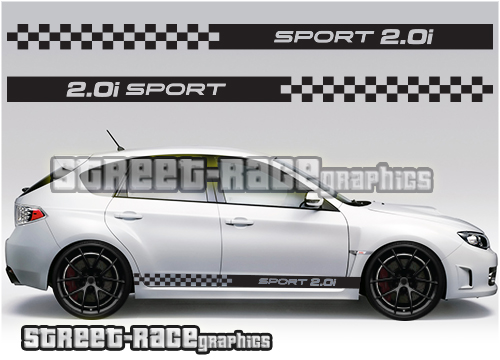 Subaru Impreza racing stripes 027 - Sport 2.0i