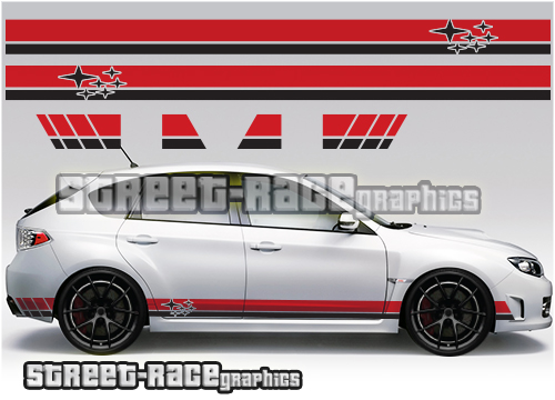 Subaru racing stripes 028