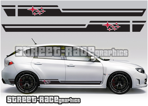 Subaru Impreza racing stripes 032