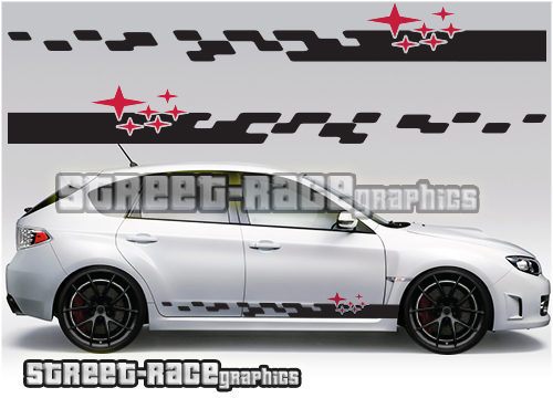 Subaru Impreza racing stripes 033