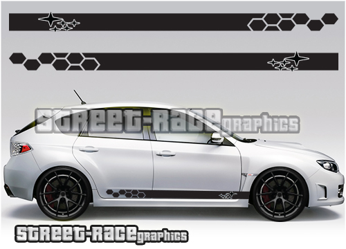 Subaru Impreza racing stripes 036
