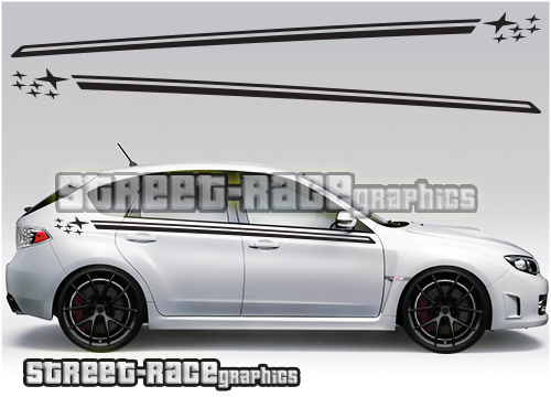 Subaru Impreza racing stripes 038