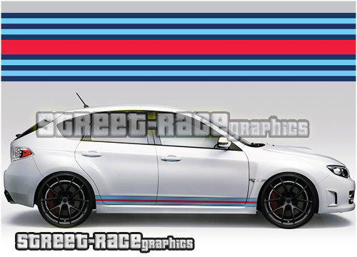 Subaru Impreza Martini racing stripes 001
