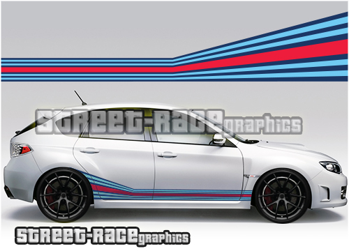 Subaru Impreza Martini racing stripes 004