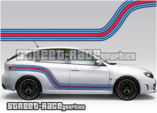 Subaru Impreza Martini racing stripes 006
