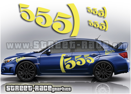 Impreza WRC rally stickers 011